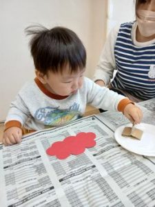 鬼のお面製作（ふたば組）